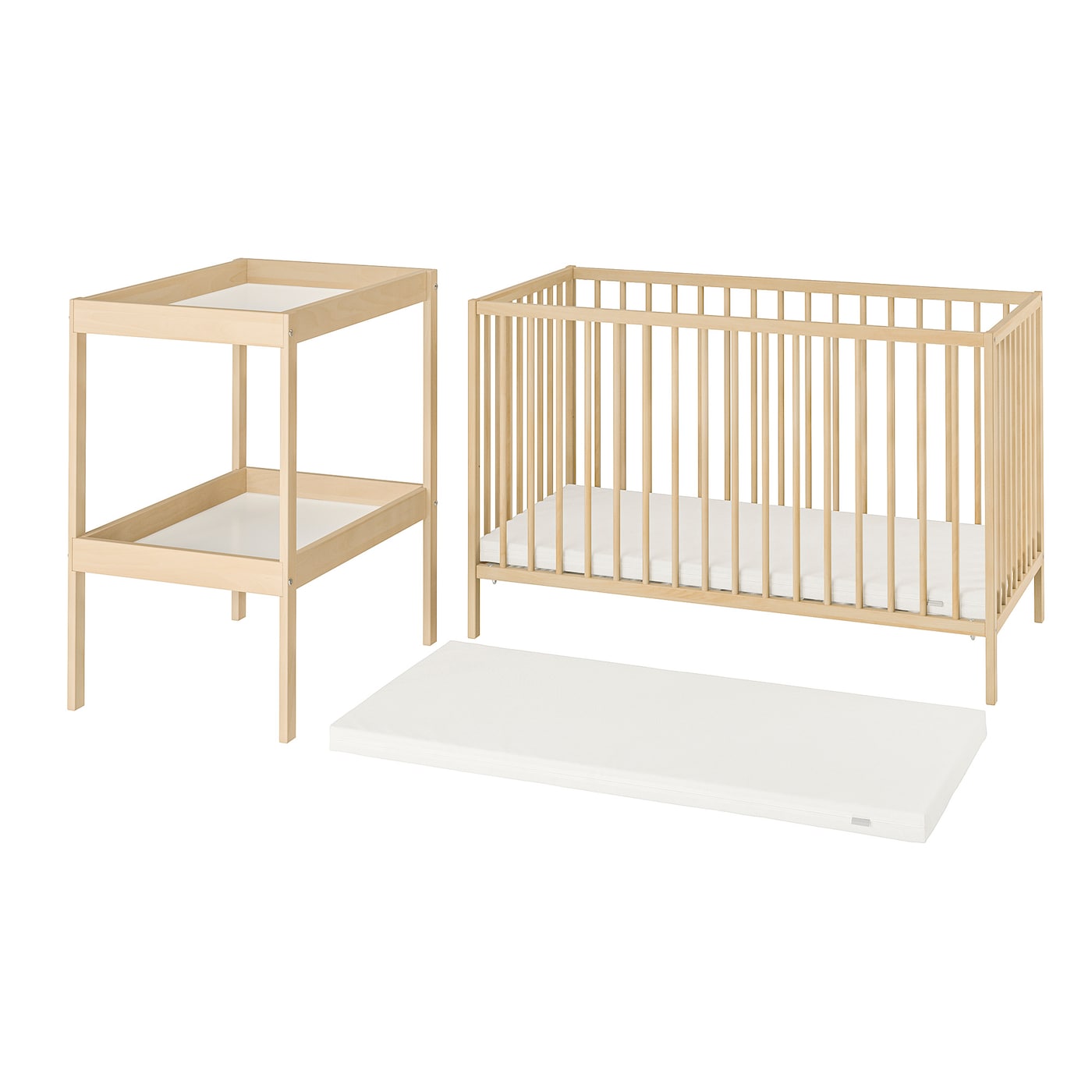 Стол детский для кроватки  - IKEA SNIGLAR/PLUTTIG/ СНИГЛАР/ПЛУТТИГ ИКЕА, 90х79х100 см, бежевый