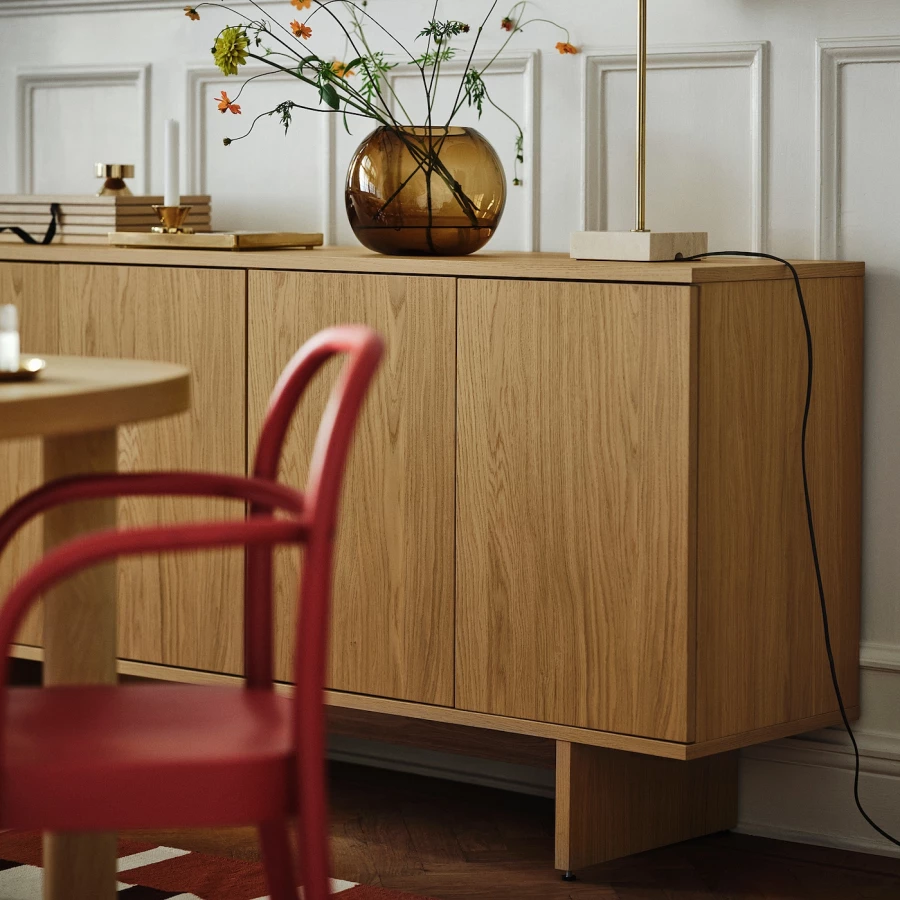 Ваза IKEA STOCKHOLM 2025/СТОКГОЛЬМ 2025 ИКЕА, 20 см, оранжевый (изображение №4)