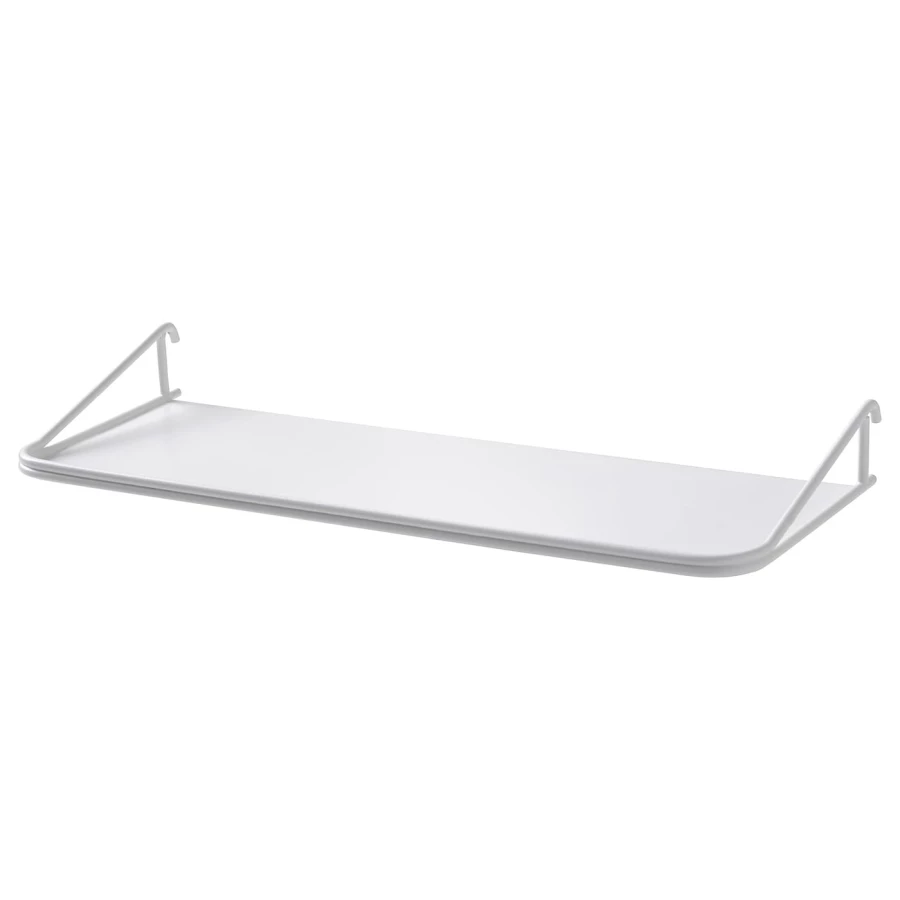 Полка IKEA SKÅDIS/СКОДИС ИКЕА, 32х11 см, белый (изображение №1)