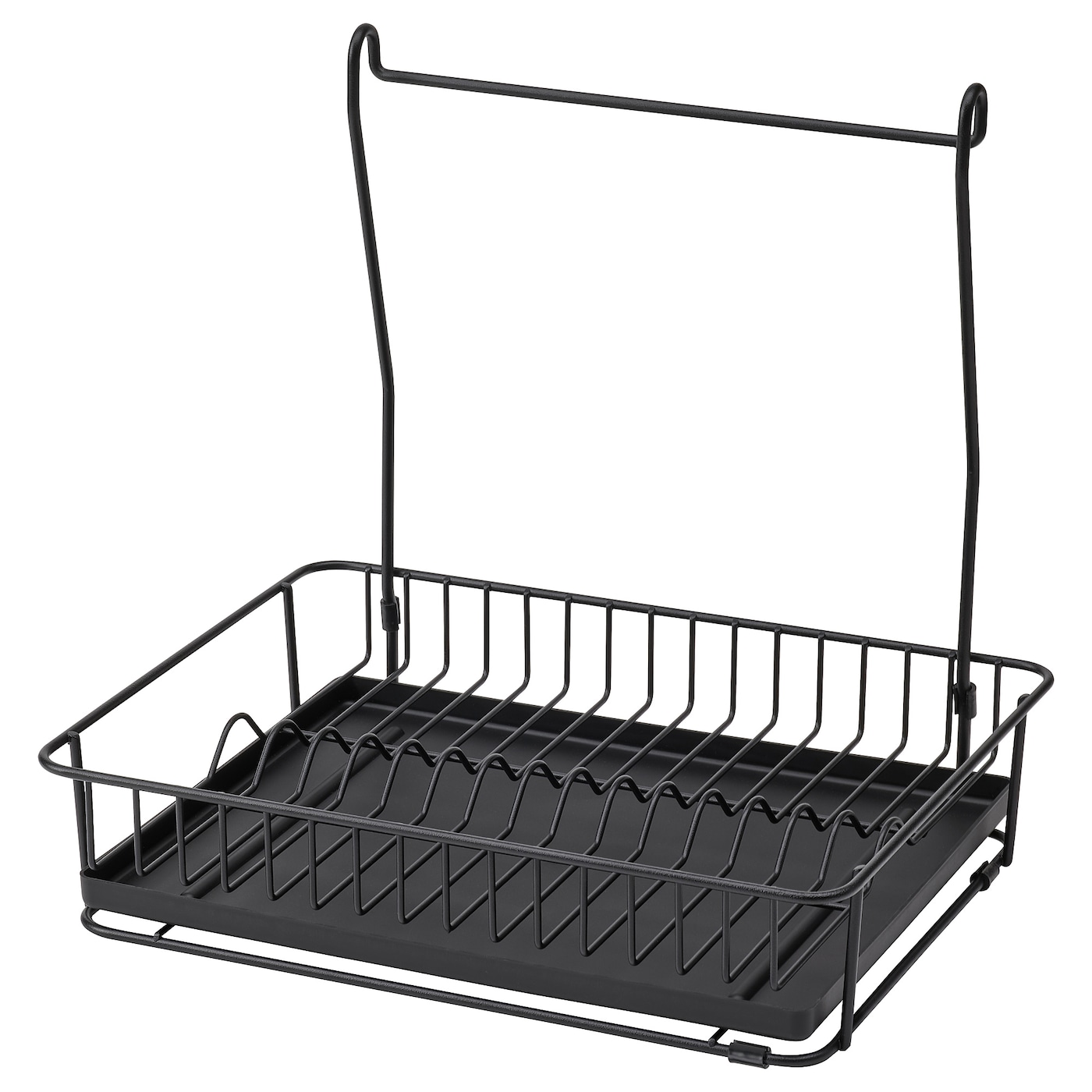 Сушилка для посуды - IKEA HULTARP, 39х30х37 см, черный, ГУЛЬТАРП ИКЕА
