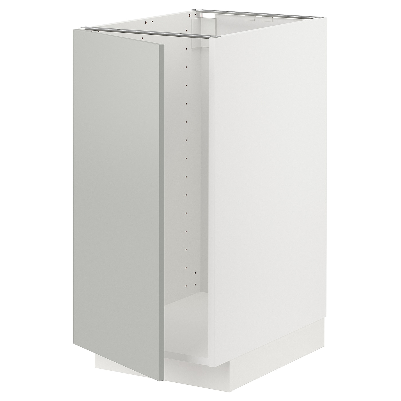 Напольный шкаф - METOD IKEA/ МЕТОД ИКЕА,  88х40  см, белый/светло-серый