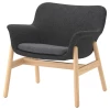 Кресло - IKEA VEDBO, 73х65х75 см, черный, ВЕДБУ ИКЕА