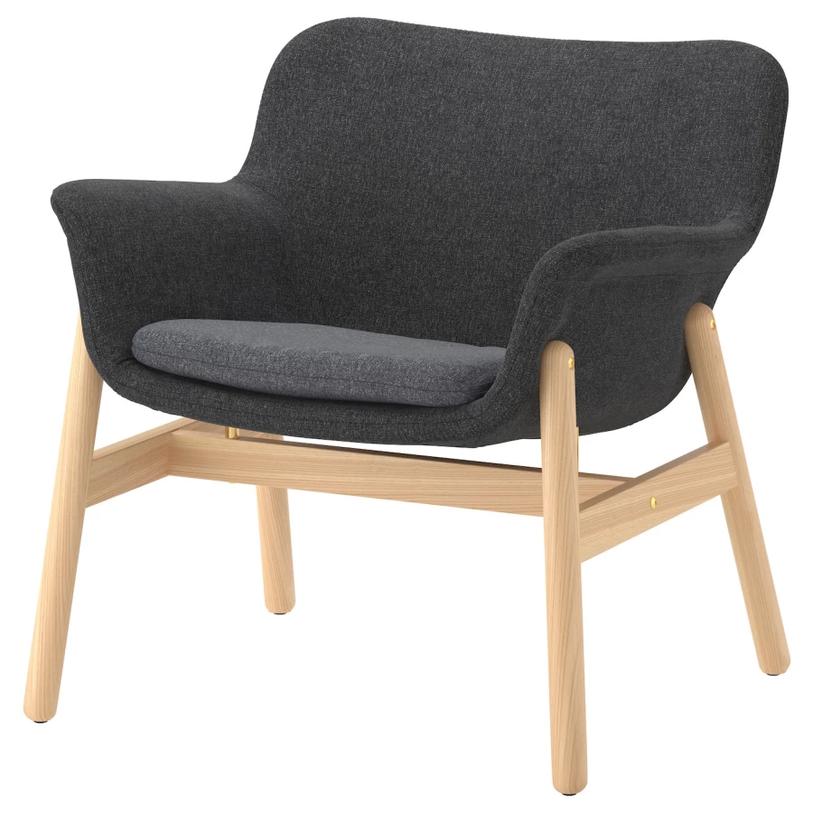 Кресло - IKEA VEDBO, 73х65х75 см, черный, ВЕДБУ ИКЕА (изображение №1)