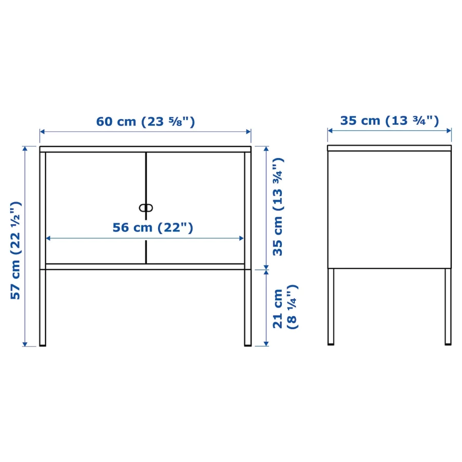 Комбинация для хранения - LIXHULT IKEA/ ЛИКСГУЛЬТ ИКЕА, 35х60  см, серый (изображение №7)