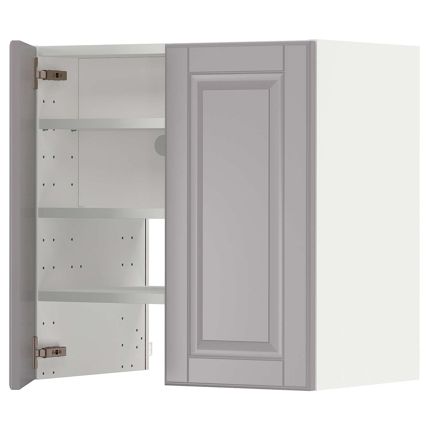METOD Навесной шкаф - METOD IKEA/ МЕТОД ИКЕА, 60х60 см, белый/серый