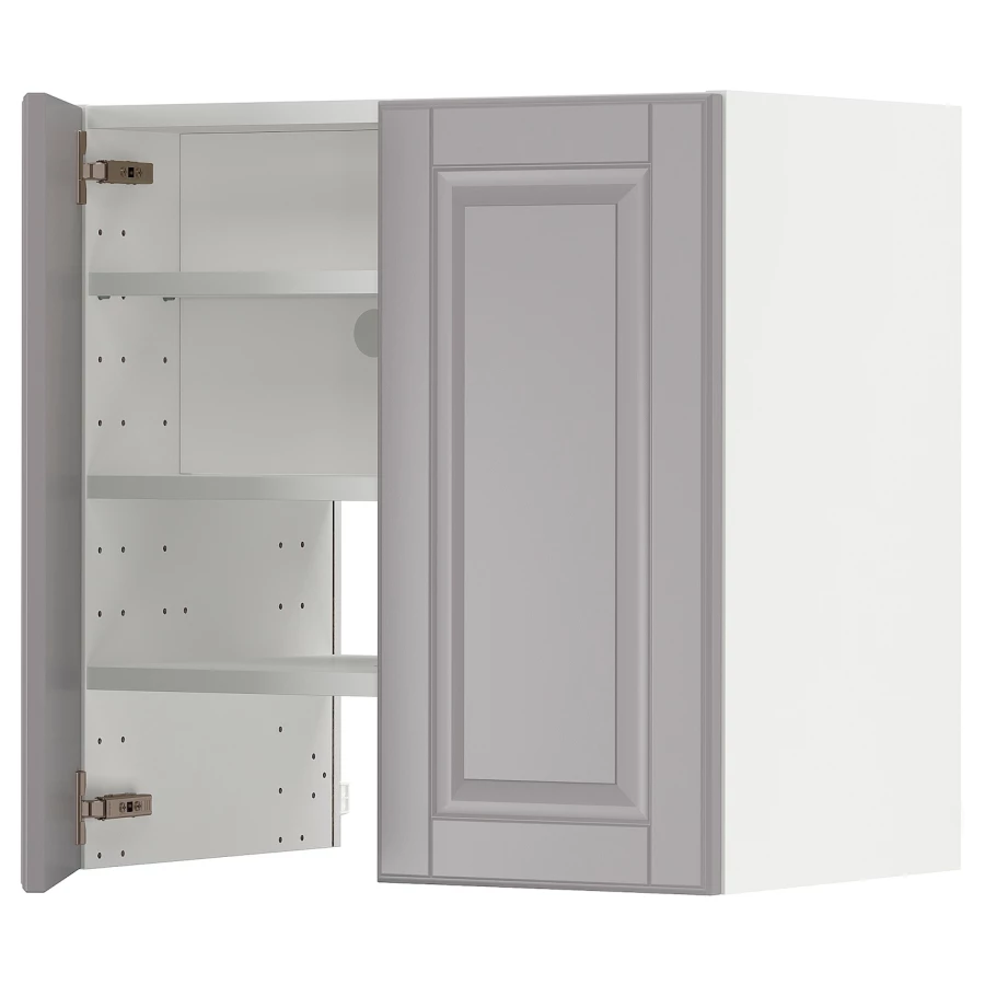 METOD Навесной шкаф - METOD IKEA/ МЕТОД ИКЕА, 60х60 см, белый/серый (изображение №1)