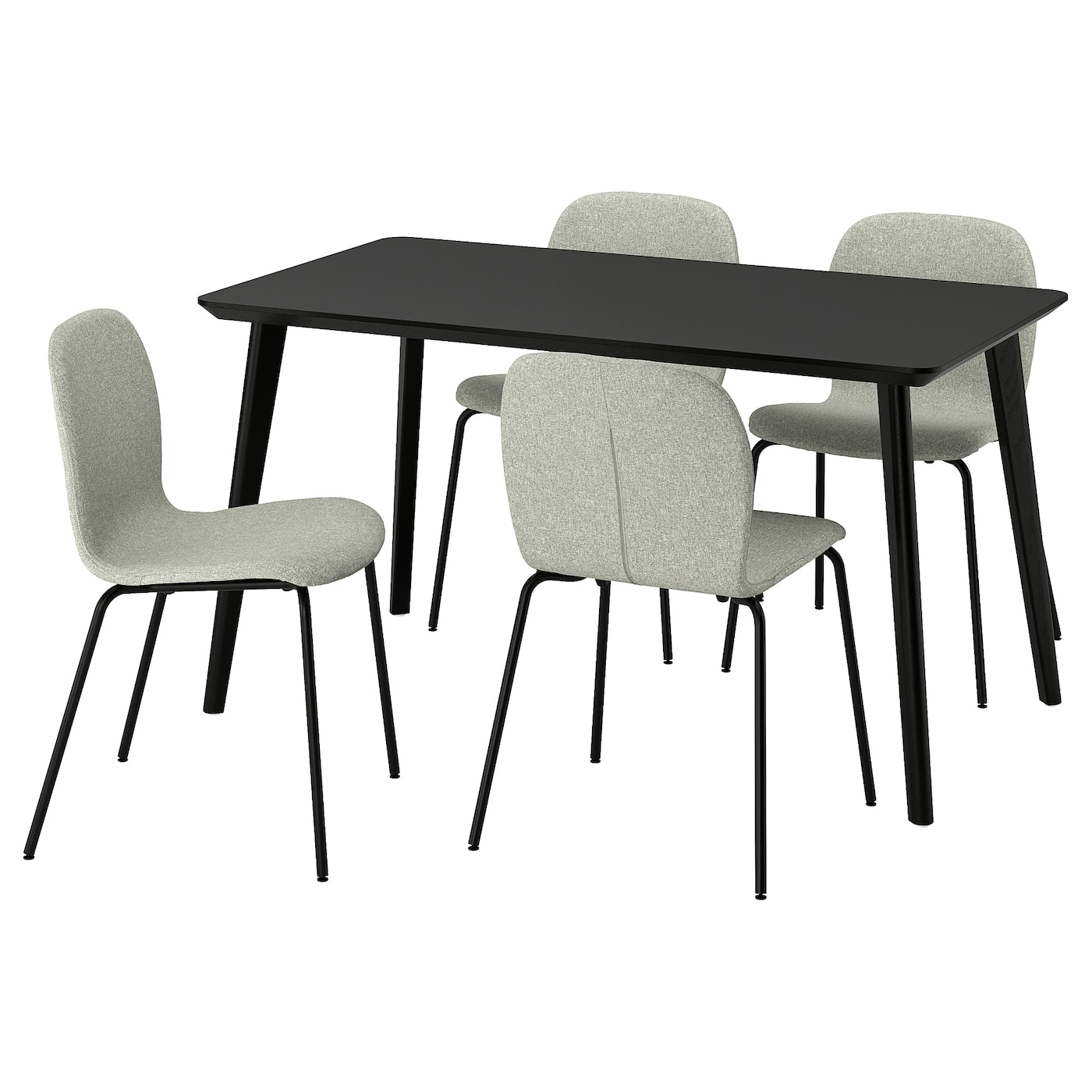 LISABO / KARLPETTER Стол и 4 стула ИКЕА
