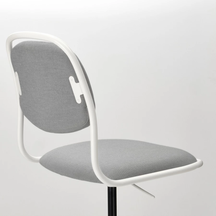 Офисный стул - IKEA ÖRFJÄLL/ORFJALL, 68x68x94см,  серый/светло-серый, ОРФЪЕЛЛЬ ИКЕА (изображение №5)