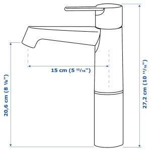 Второе фото. Смеситель - BROGRUND IKEA/ БРОГРУНД ИКЕА,хром