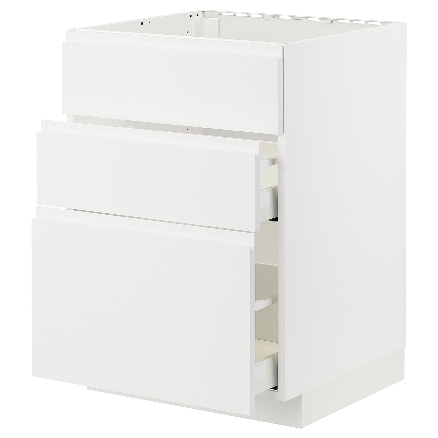 Напольный шкаф - IKEA METOD MAXIMERA, 80x62x60см, белый, МЕТОД МАКСИМЕРА ИКЕА