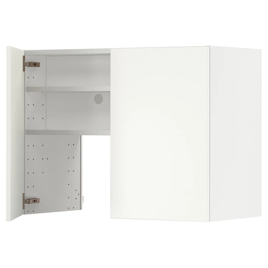 Навесной шкаф с полкой - METOD IKEA/ МЕТОД ИКЕА, 60х80 см, белый (изображение №1)