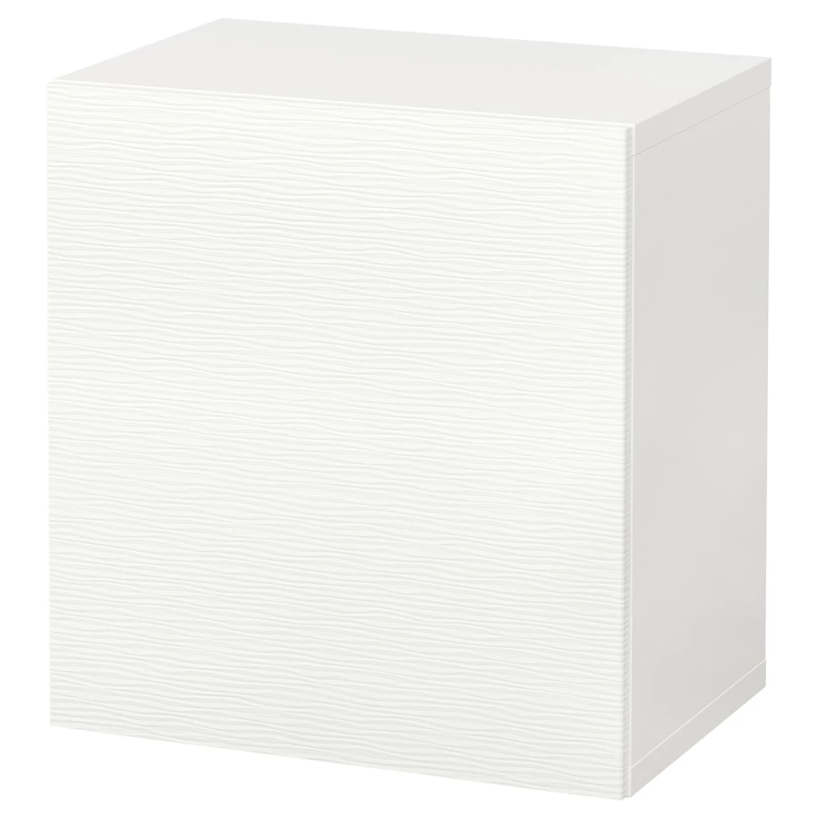 Комбинация навесного шкафа - IKEA BESTÅ/BESTA/БЕСТО ИКЕА, 64х42х60 см, белый (изображение №1)