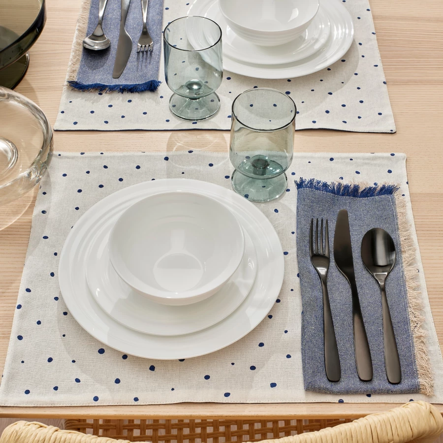 Набор посуды, 12 шт. - IKEA FAVORISERA, белый, ФАВОРИСЕРА ИКЕА (изображение №3)