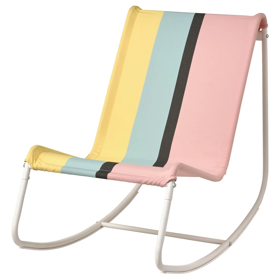 Кресло-качалка - IKEA TUMHOLMEN/ТУМХОЛЬМЕН ИКЕА, 55х84х107 см, разноцветный (изображение №1)