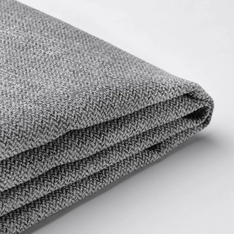 Чехол на угловой диван - KIVIK IKEA/ КИВИК ИКЕА,  серый (изображение №2)