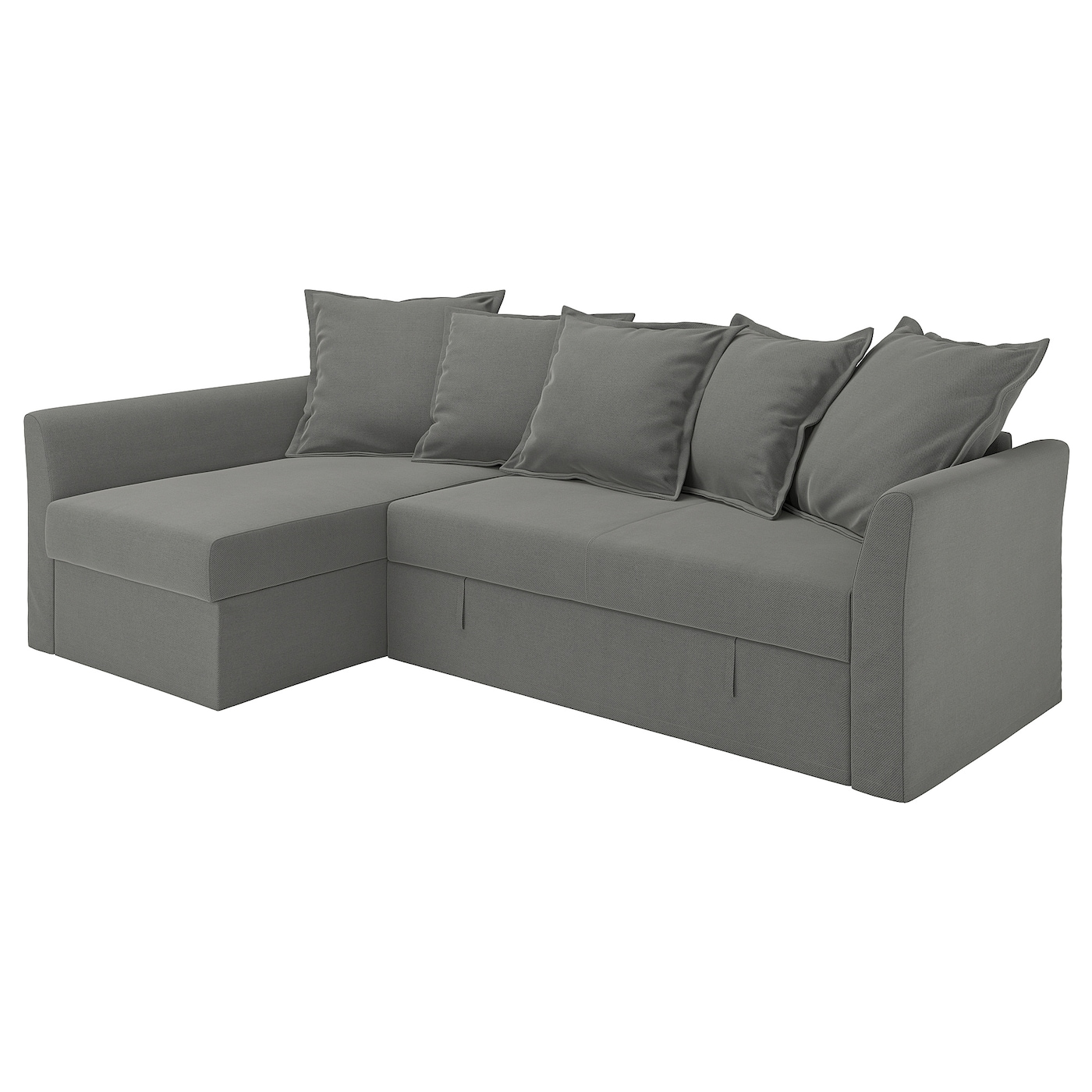 Чехол на угловой диван-кровать - IKEA HOLMSUND/ГОЛЬМСУНД ИКЕА, 38х13х58 см, серый