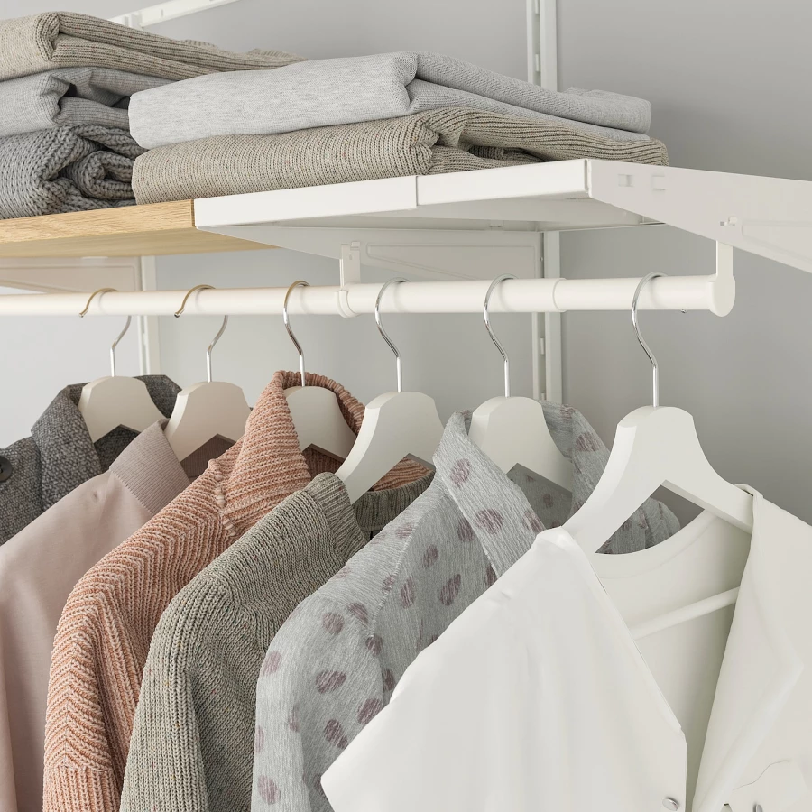 Регулируемая штанга для одежды - IKEA BOAXEL, 30x20см, белый, БОАКСЕЛЬ ИКЕА (изображение №2)