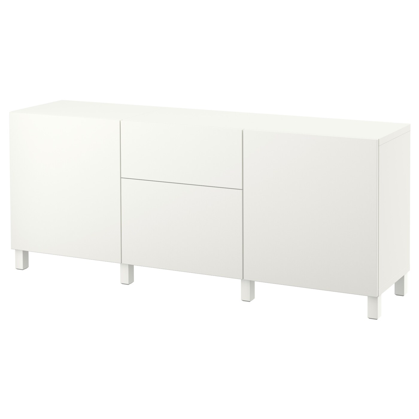 Комбинация для хранения - IKEA BESTÅ/BESTA/БЕСТА/БЕСТО ИКЕА, 180x42x74 см, белый,