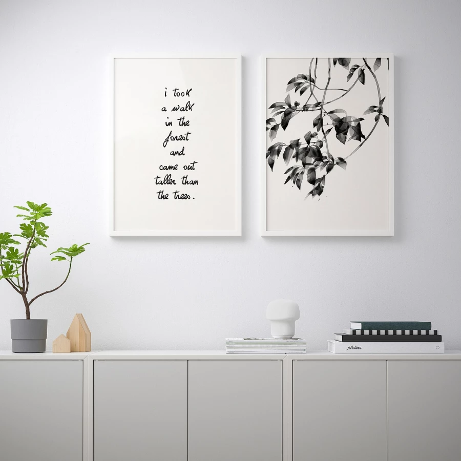 Постер, 2 шт. - IKEA BILD, 50х70 см, «Лесной поход», БИЛЬД ИКЕА (изображение №2)