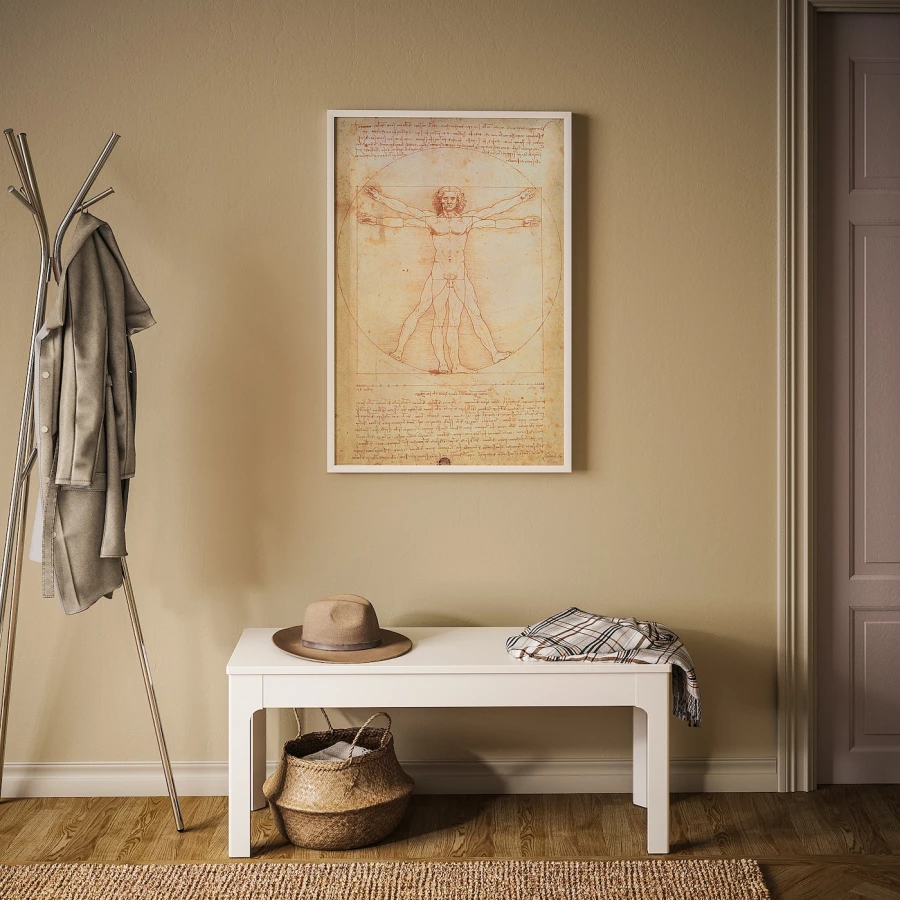 Постер - IKEA BILD, 61х91 см, «Витрувианский человек», БИЛЬД ИКЕА (изображение №2)