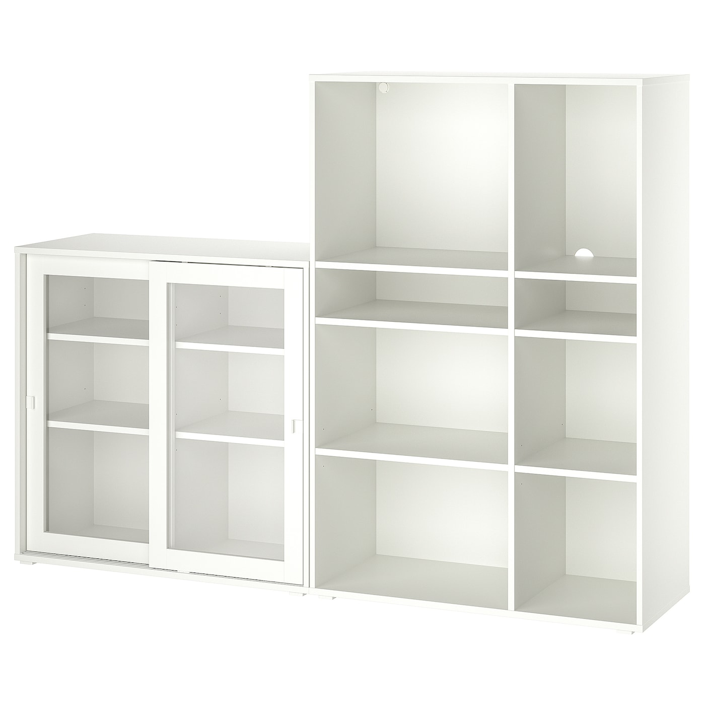 Книжный шкаф - VIHALS IKEA/ ВИХАЛС ИКЕА,   190х140 см, белый