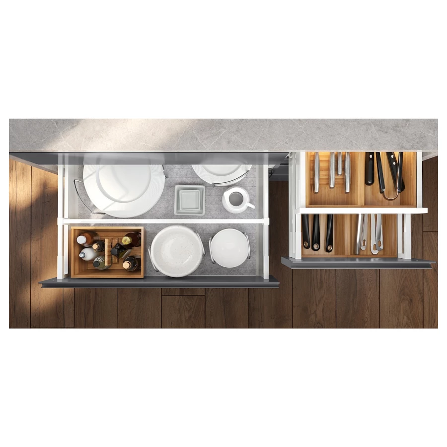Ящик низкий - EXCEPTIONELL IKEA/ ЭКСЕПТИОНЕЛЛЬ  ИКЕА, 76,4х7,8 см, белый (изображение №6)