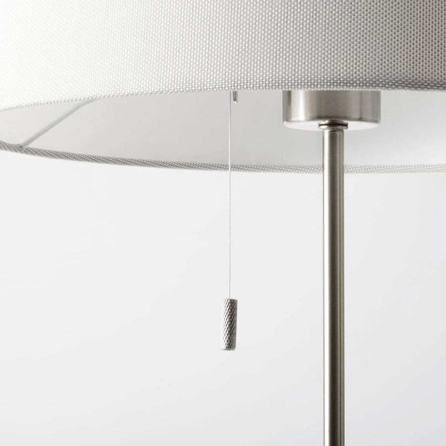 Торшер - NYFORS IKEA/ НИФОРС ИКЕА, 168 см, серебристый/белый (изображение №4)