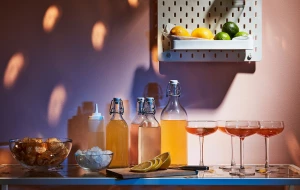 Второе фото. Бутылка с крышкой - IKEA KORKEN, 0.5 л, стекло, КОРКЕН ИКЕА