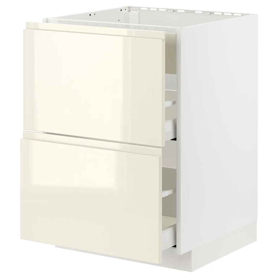Напольный шкаф - IKEA METOD MAXIMERA, 88x62x60см,  белый, МЕТОД МАКСИМЕРА ИКЕА (изображение №1)