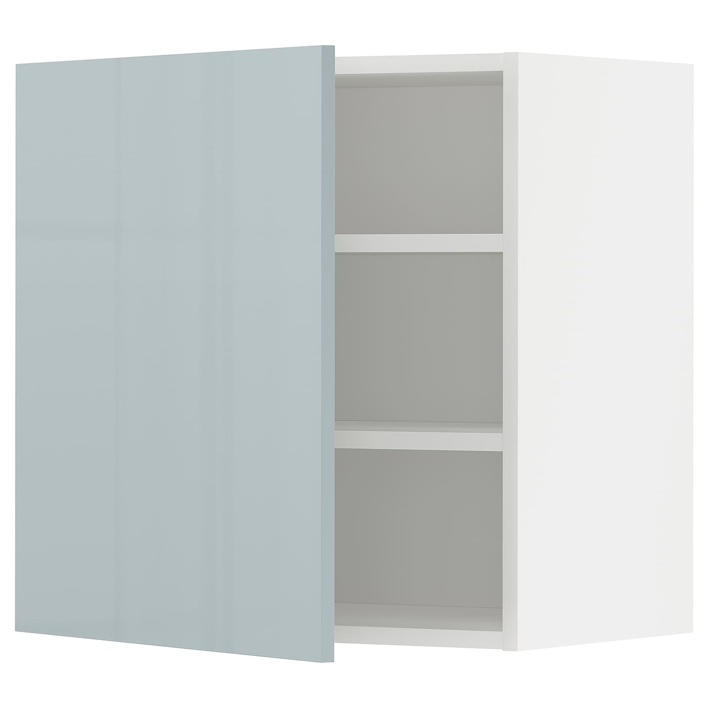 Навесной шкаф с полкой - METOD IKEA/ МЕТОД ИКЕА, 60х60 см, белый/светло ...