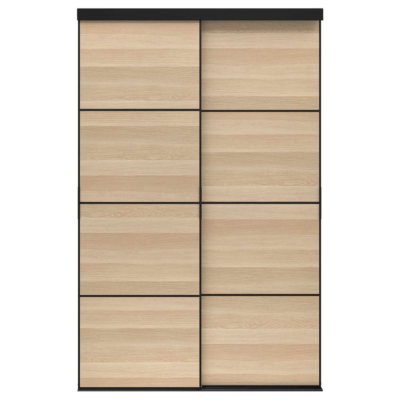 Комбинация раздвижных дверей - SKYTTA/MEHAMN IKEA/ СКЮТТА/МЕХАМН ИКЕА, 240х152 см, бежевый