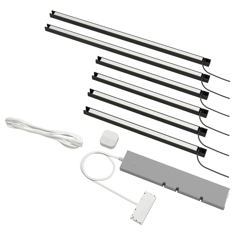 Световой комплект - IKEA SKYDRAG/TRÅDFRI/СКАЙДРАГ/ТРОДФРИ ИКЕА, черный/белый (изображение №1)