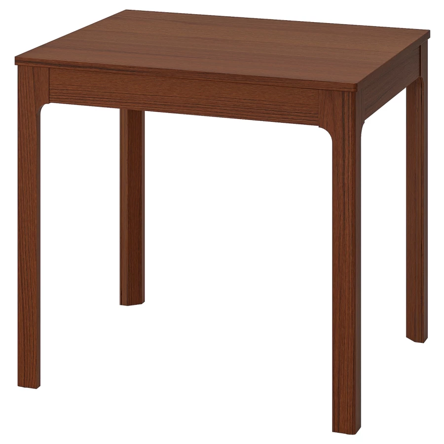 Раздвижной стол - IKEA EKEDALEN/ЭКЕДАЛЕН ИКЕА, 75х120/80х70 см, коричневый (изображение №1)