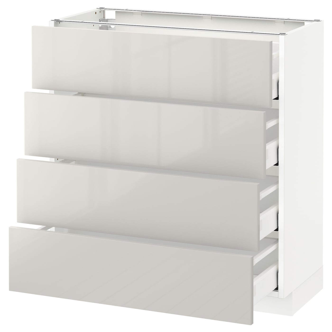 Напольный кухонный шкаф  - IKEA METOD MAXIMERA, 88x39,4x80см, белый, МЕТОД МАКСИМЕРА ИКЕА