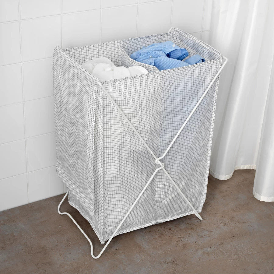 Мешок для белья - TORKIS IKEA/ТОРКИС ИКЕА, 67,5х35,4 см, белый (изображение №2)
