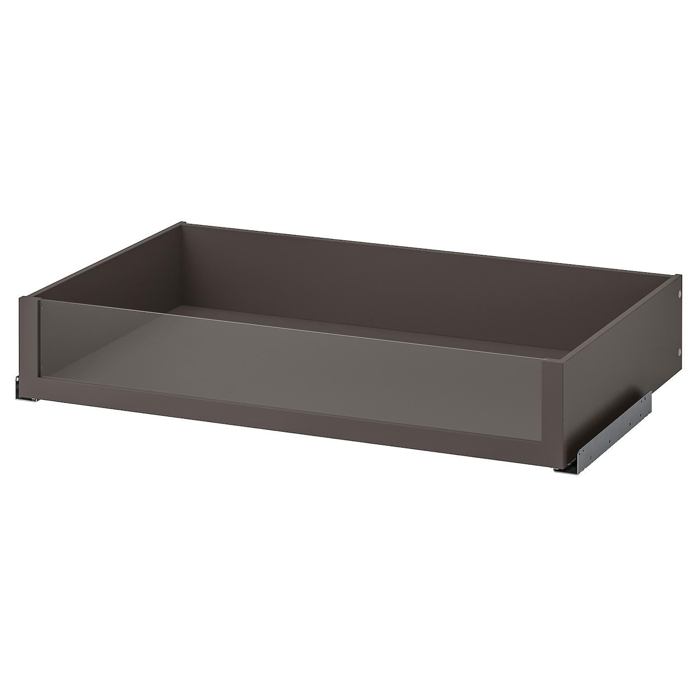 Ящик с фронтальной панелью - IKEA KOMPLEMENT, 100x58 см, темно-серый КОМПЛИМЕНТ ИКЕА