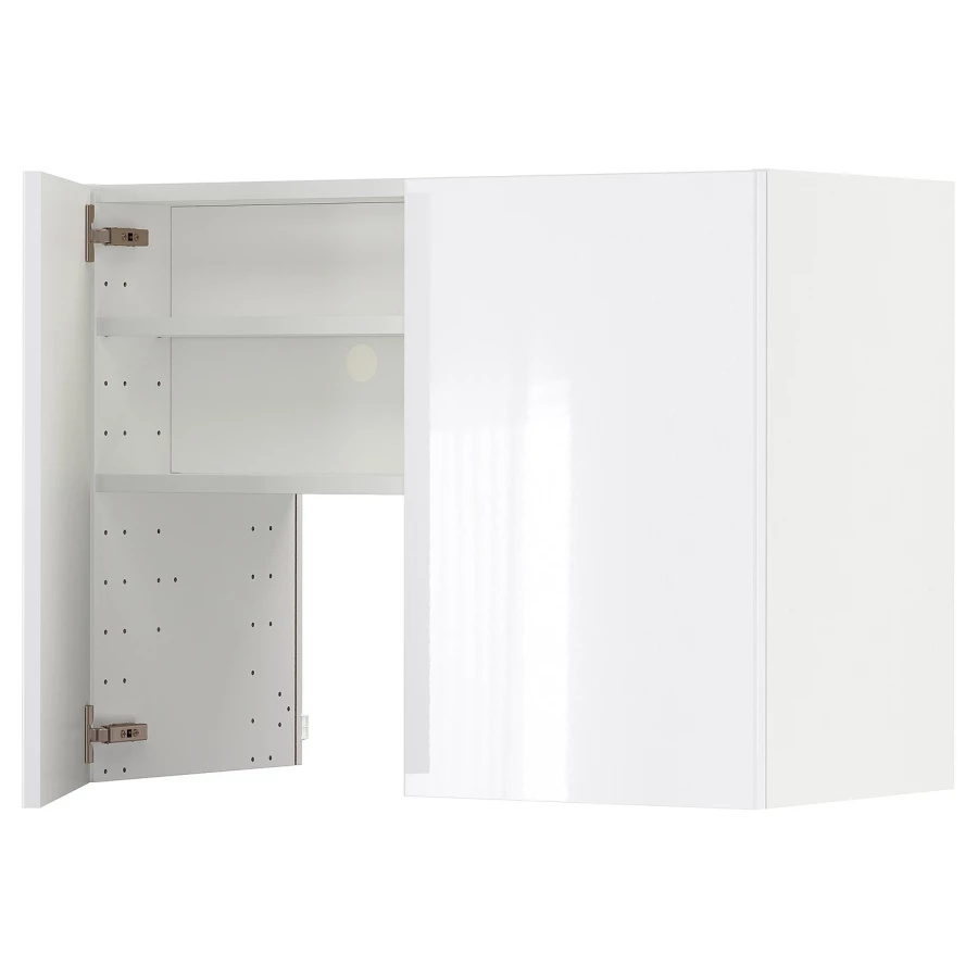 Навесной шкаф с полкой - METOD IKEA/ МЕТОД ИКЕА, 60х80 см, белый (изображение №1)