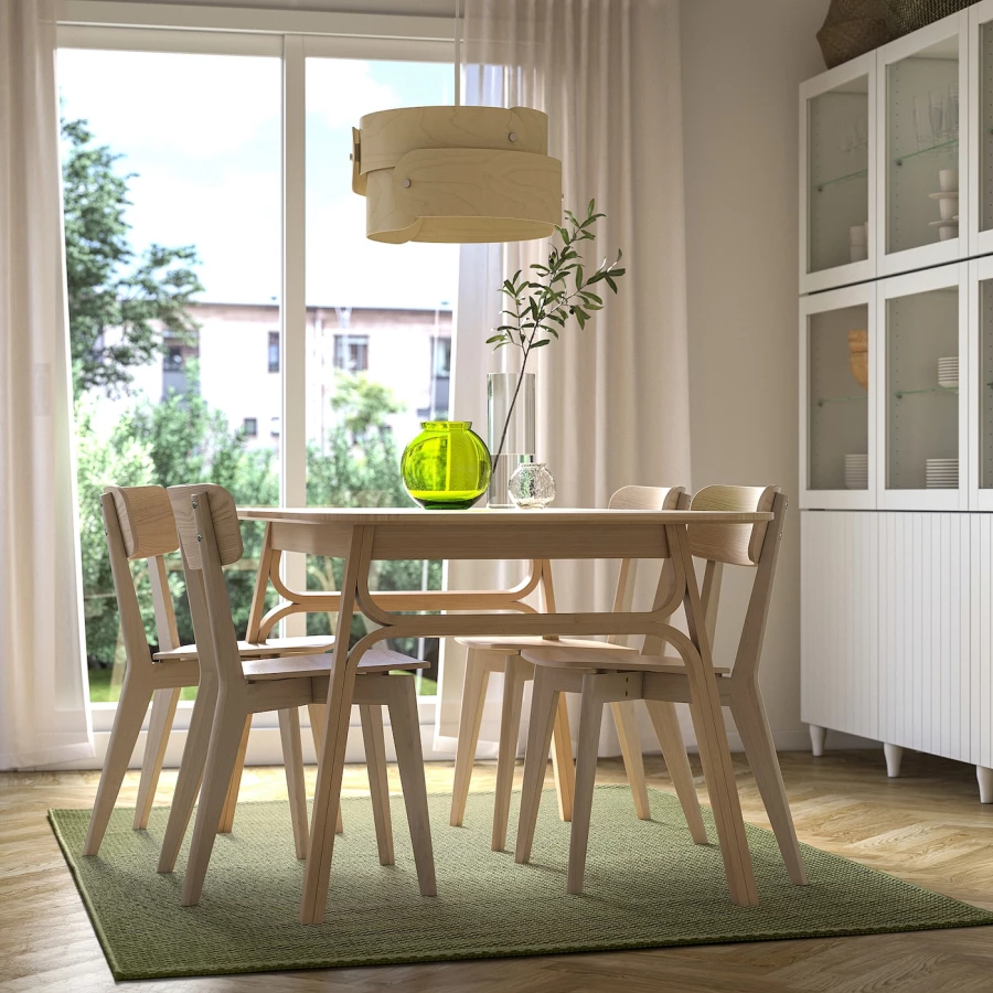 Текстильный ковер для дома и улицы - IKEA MORUM/МОРУМ ИКЕА, 230х160 см, зеленый (изображение №4)