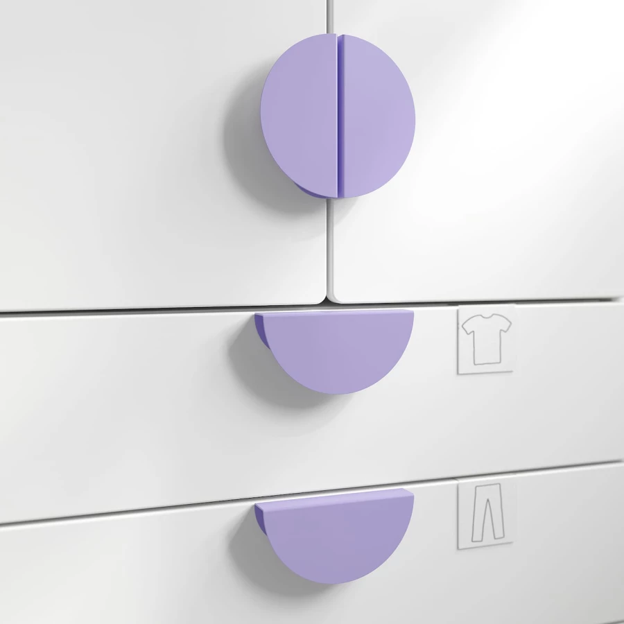 Ручка-скоба - IKEA BEGRIPA, 13 см, фиолетовый, БЕГРИПА ИКЕА (изображение №2)