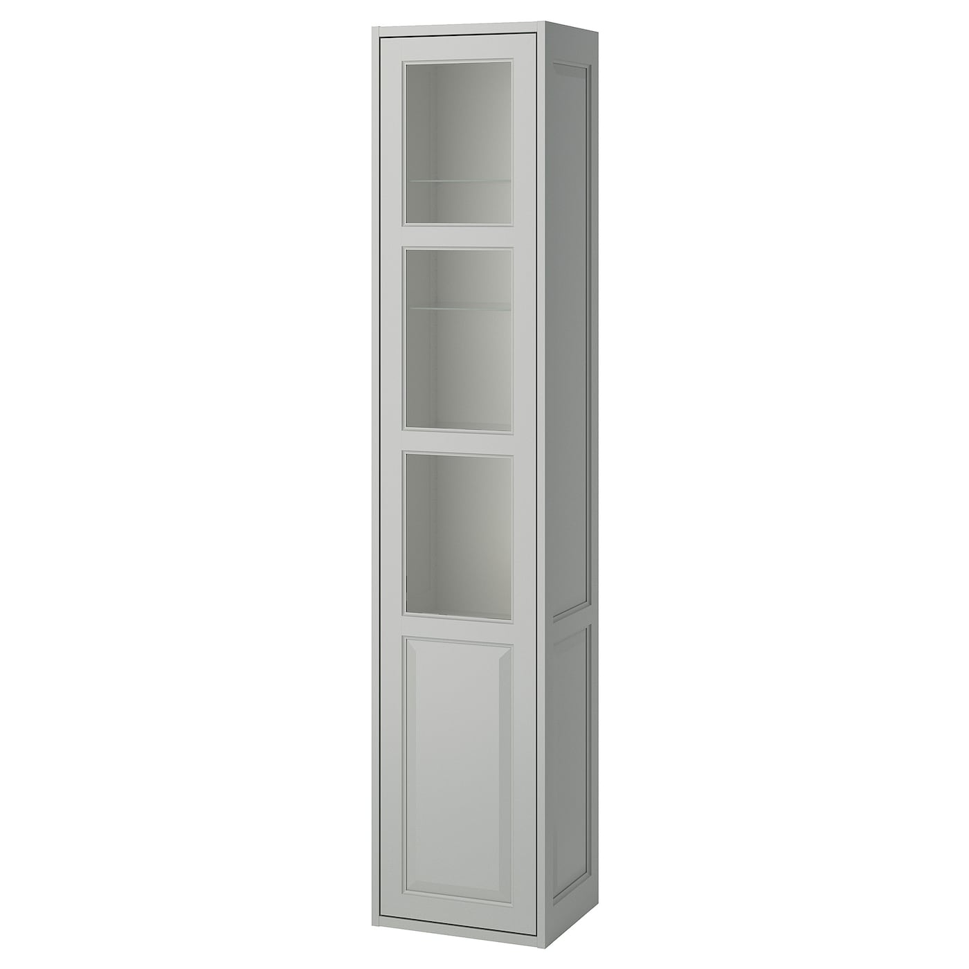 Высокий шкаф/дверь - IKEA TÄNNFORSEN/TANNFORSEN/ТЭННФОРСЕН ИКЕА, 195х35х40 см, серый