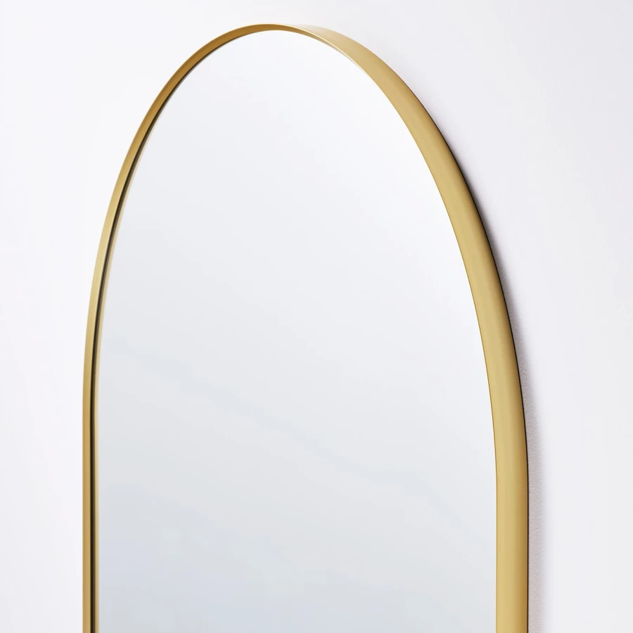 Зеркало - LINDBYN IKEA/ ЛИНДБЮН ИКЕА, 120х60 см,  золотистый (изображение №4)