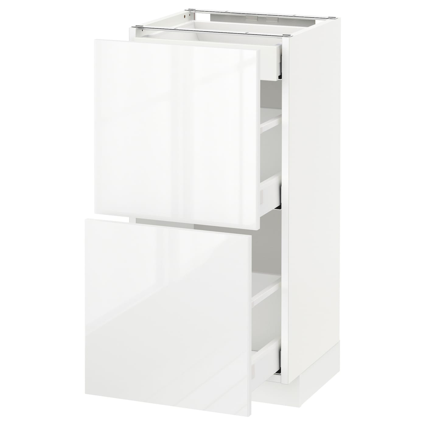 Напольный кухонный шкаф  - IKEA METOD MAXIMERA, 88x39x40см, белый, МЕТОД МАКСИМЕРА ИКЕА