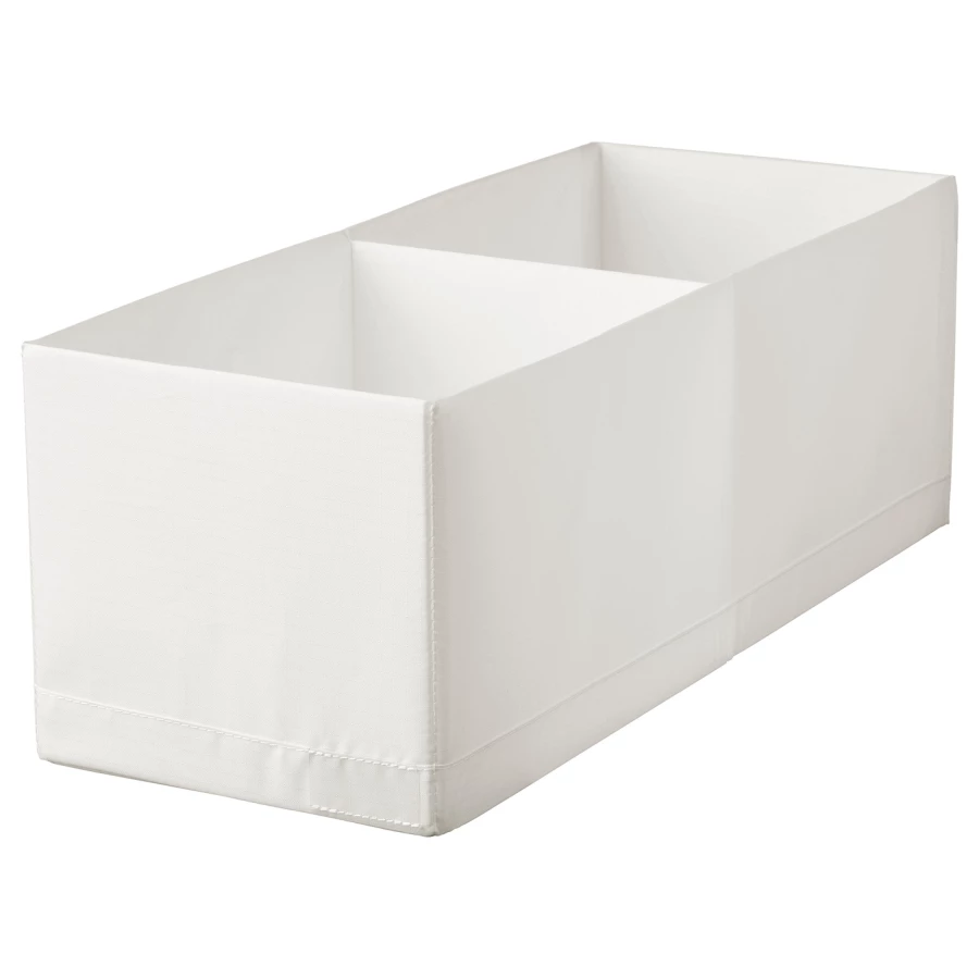 Коробка с отделениями - STUK IKEA/ СТУК  ИКЕА, 51х20х18 см, белый (изображение №1)