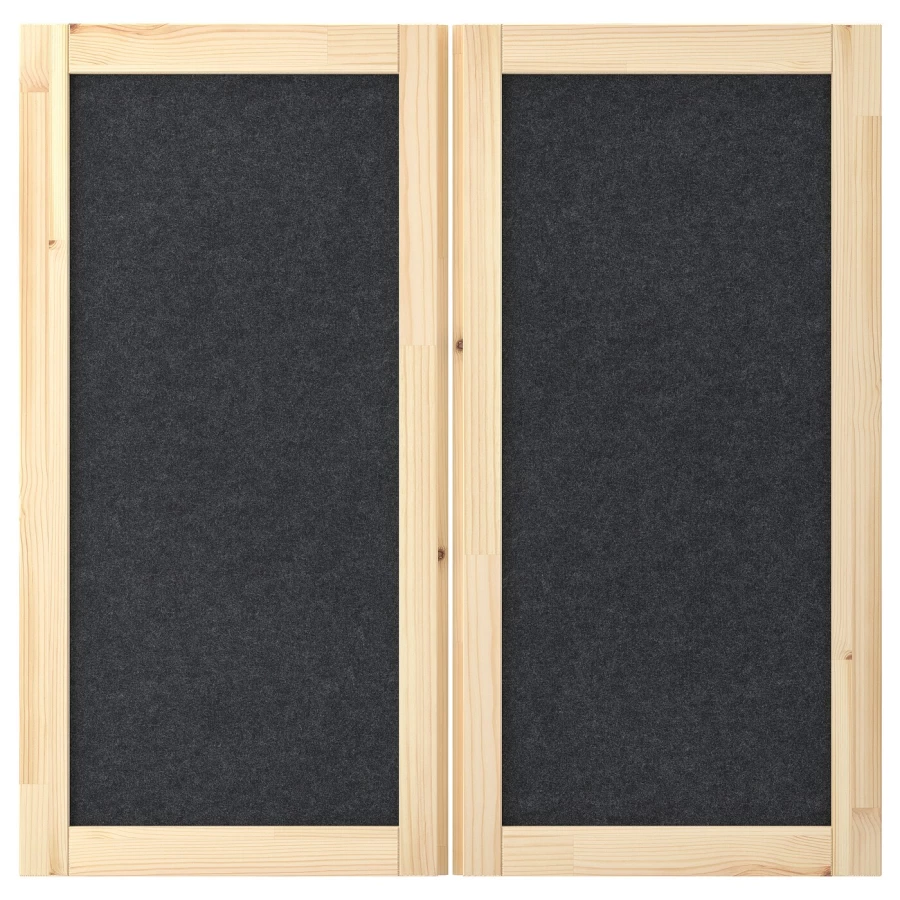 Дверь -  IVAR IKEA/ ИВАР ИКЕА, 83х42 см, бежевый/черный (изображение №1)