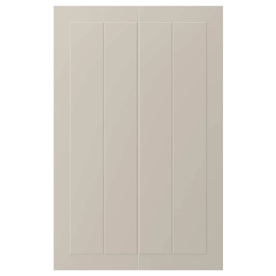 Дверца, 2 шт. - IKEA STENSUND, 25х80 см, бежевый, СТЕНСУНД ИКЕА (изображение №1)