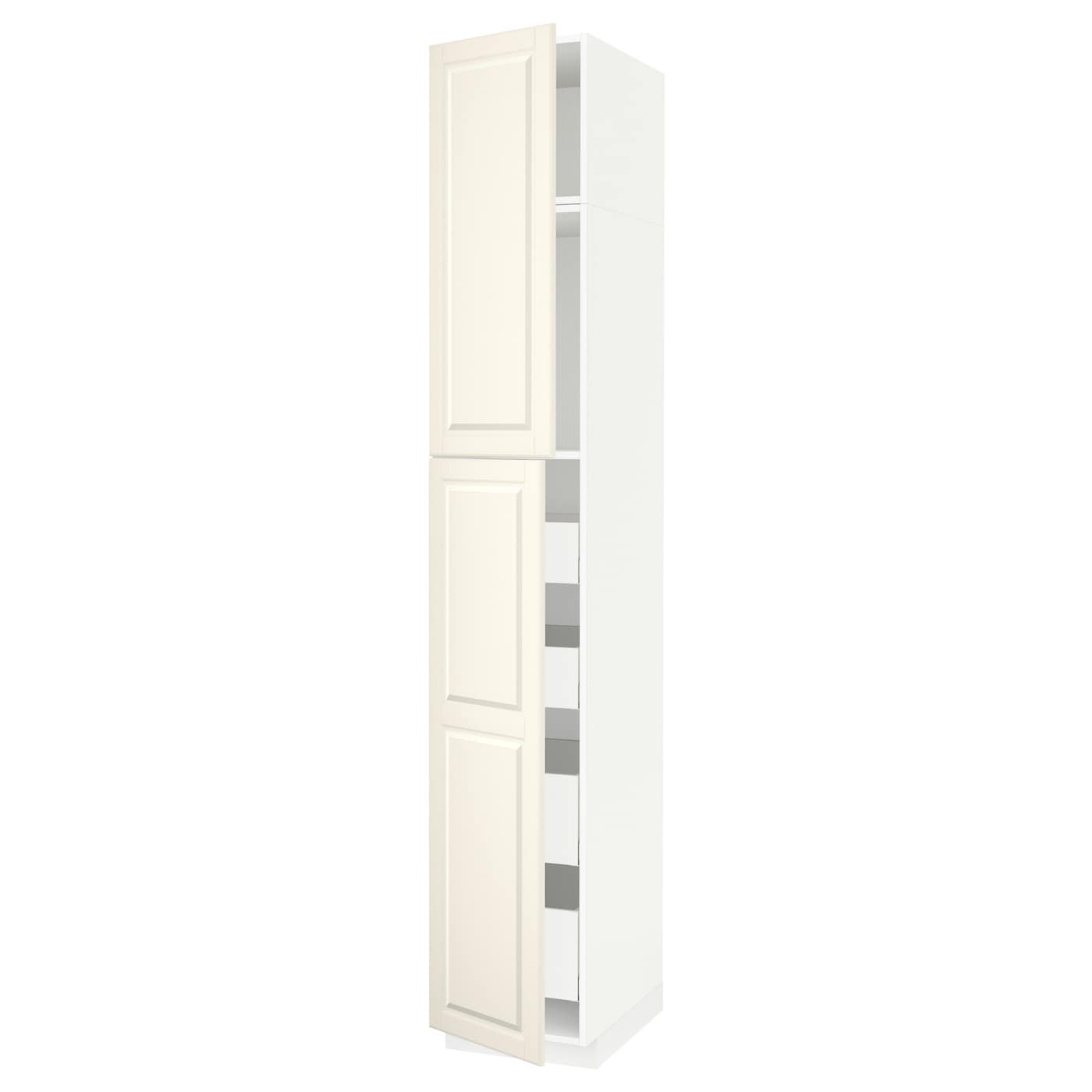 Высокий шкаф - IKEA METOD/MAXIMERA/МЕТОД/МАКСИМЕРА ИКЕА, 240х60х40  см, белый