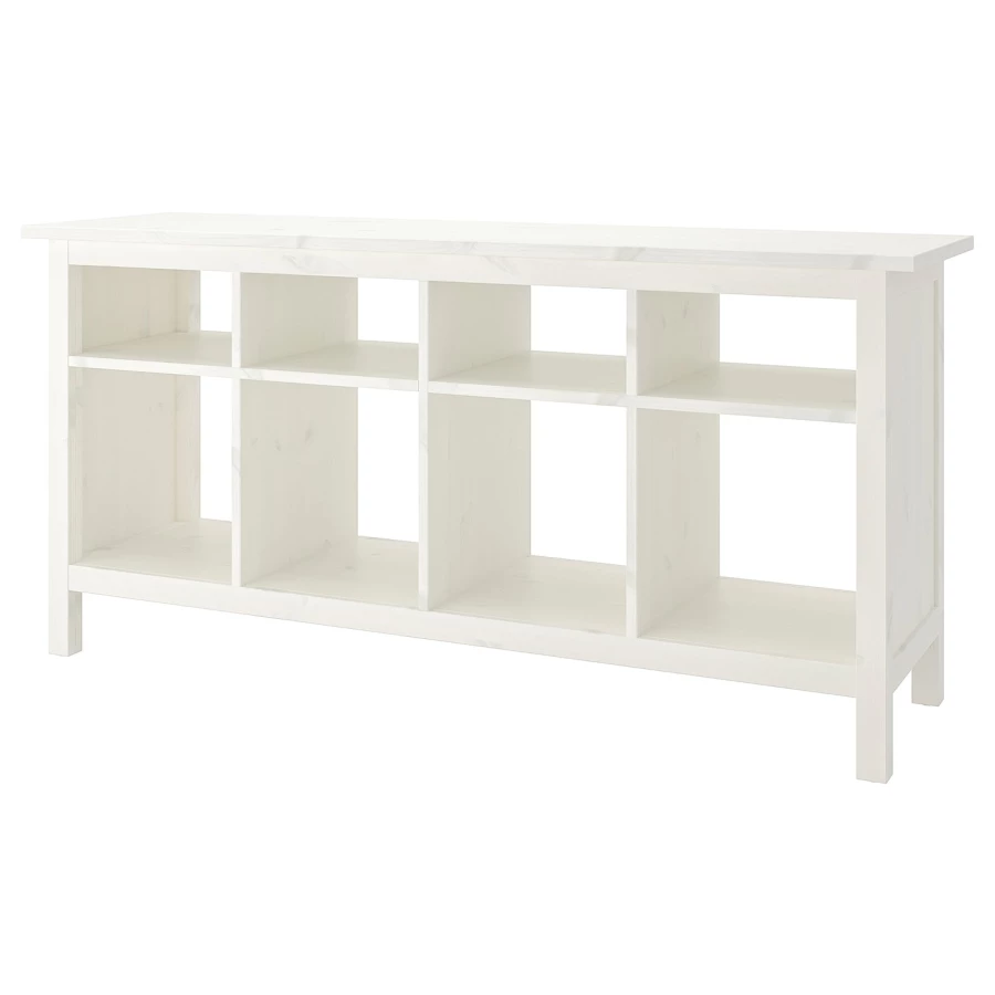 Консольный стол - IKEA HEMNES/ХЕМНЭС ИКЕА, 40x74x157 см, белый (изображение №1)