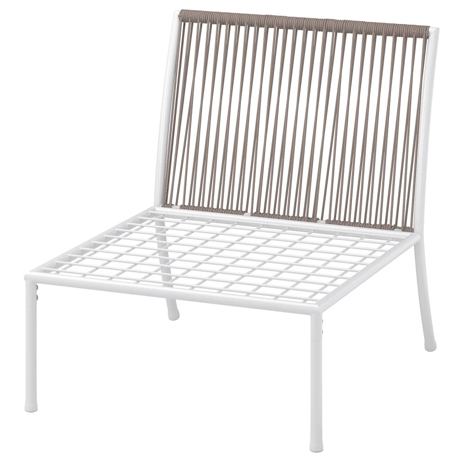 Садовое кресло - IKEA SEGERÖN/SEGERON, 69х62 см, белый, СЕГЕРОН ИКЕА (изображение №1)