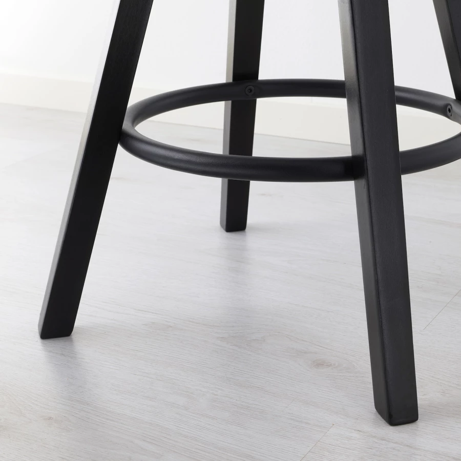 Барный стул - IKEA DALFRED/ДАЛЬФРЕД ИКЕА , 50х50х74 см, черный (изображение №7)