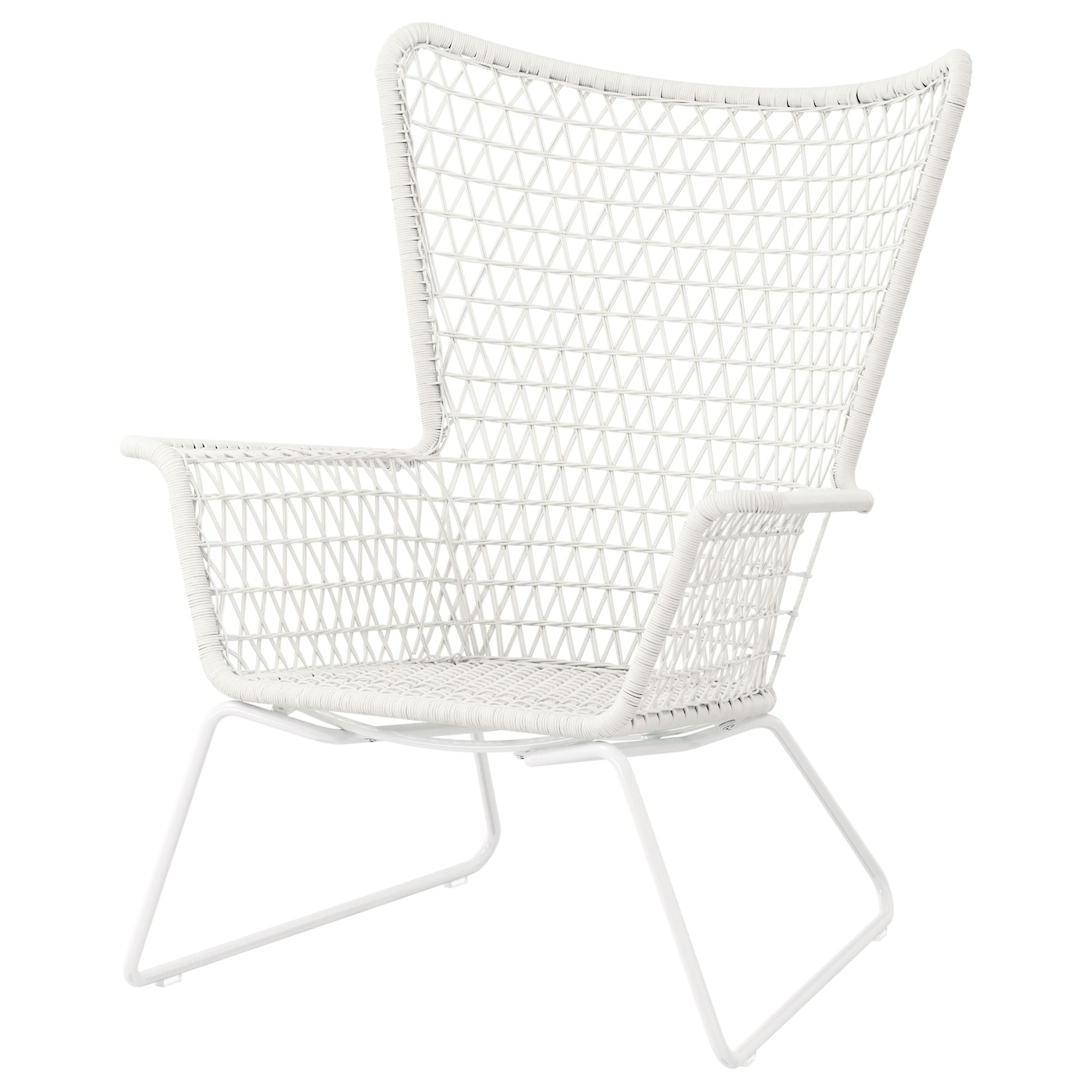 Садовое кресло - IKEA HÖGSTEN/HOGSTEN, белый, 93x78x74см, ХЁГСТЕН ИКЕА